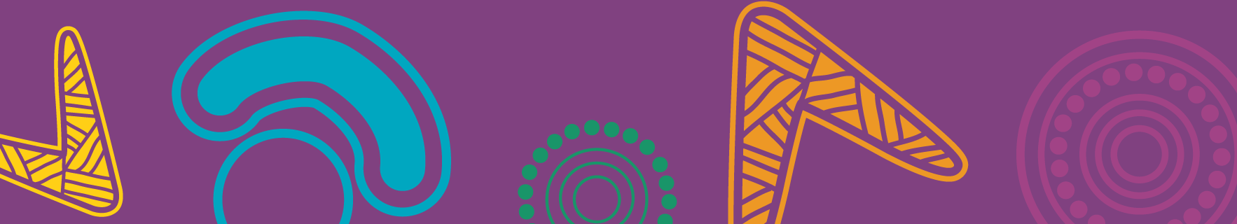 Indigenous mofti pattern artwork for indigenous careers page