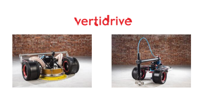 Vertidrive Logo and Robots
