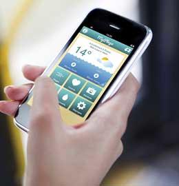 MyPlage application smartphone