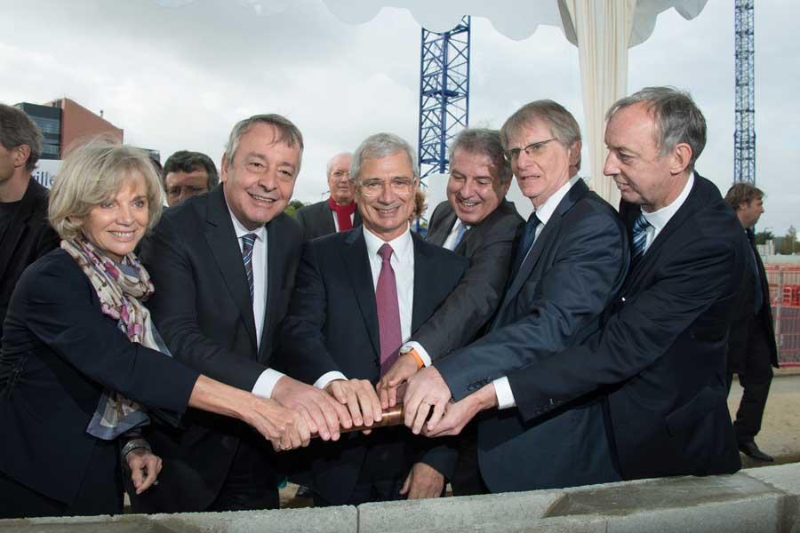 Siège Veolia - Aubervilliers - première pierre