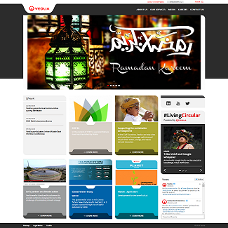 Veolia Gulf Countries website Veolia Gulf Countries website