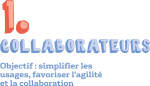 Collaborateurs : objectif : simplifier les usages, favoriser l'agilité et la collaboration