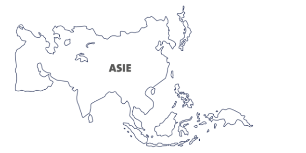 Visuel de la carte de l'Asie