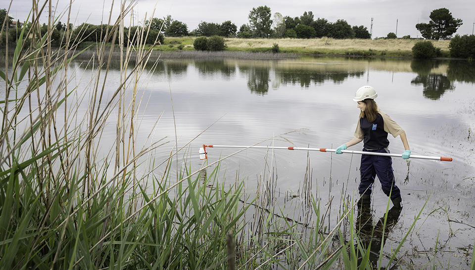 Recherche micropulluants dans l'eau par prélèvement