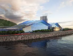 Sludge treatment plant in Hong Kong