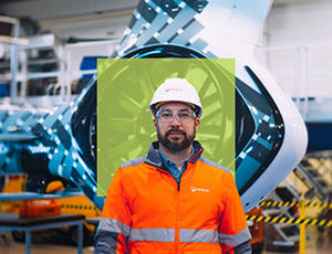 Romain, Site manager, global waste management, at the Airbus Helicopters site in Marignane (FRANCE)