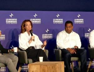 Estelle Brachlianoff at the Economic Meeting of Aix-en-Provence