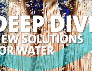Membranes de filtration immergées dans l'eau