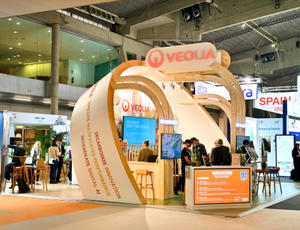 Stand Veolia au Smart City Expo 2024 de Barcelone