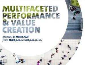 Announcement of the Veolia Plural Performance and Value Creation webinar