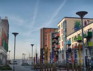 A renewable energy source that provides heating for an eco-district in London