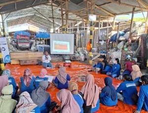 Recycling of plastic waste in Indonesia