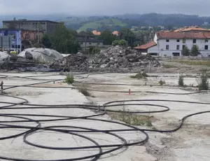 Decontaminating soils in Zarautz, Spain