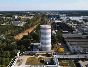 District heating plant in Poznan, Poland