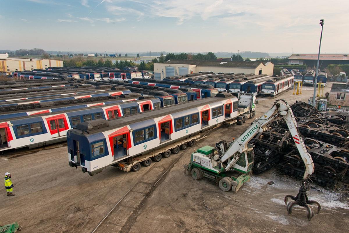 Troyes RER - Quand les wagons se recyclent à 97%