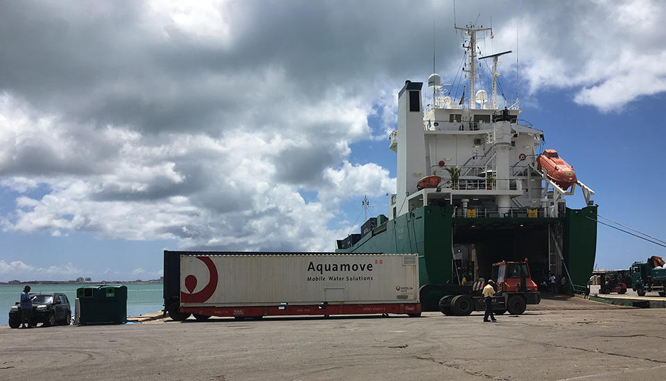 Unité mobile de dessalement d'eau - Irma