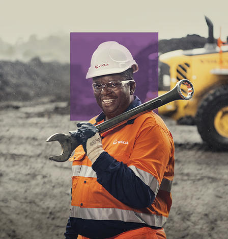 Colin photo, Maintenance Supervisor of Sydney at the Camden Organics Resource Recovery site