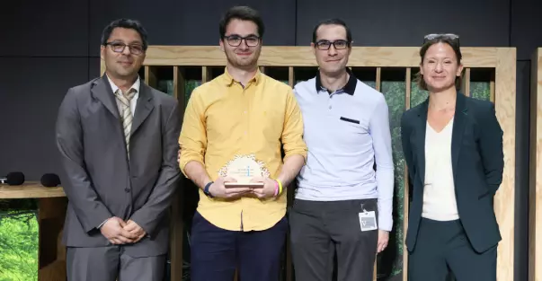 Hugo Alric  winner in the "Treating pollution" category