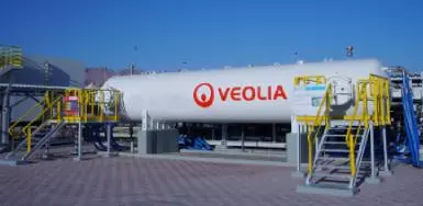 Grand Cylindre contenant des membranes pour la filtration d'eau par osmose inverse : Le Barrel technologie Veolia 