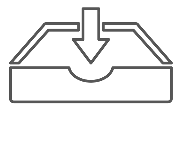 Pictogramme téléchargement de documents