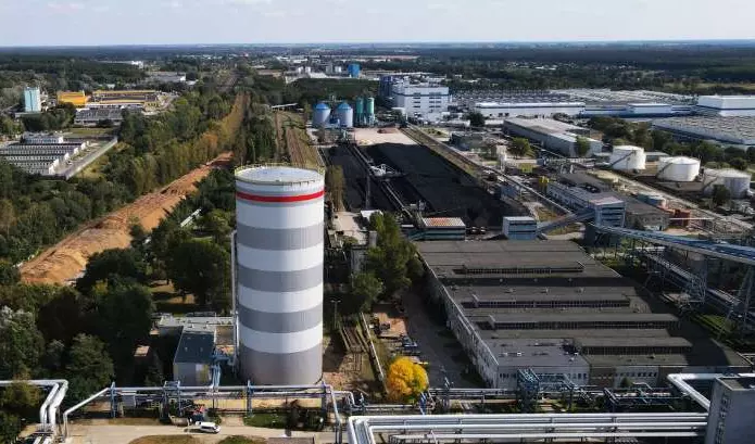 Site de production de chaleur urbain à Pozan, en Pologne