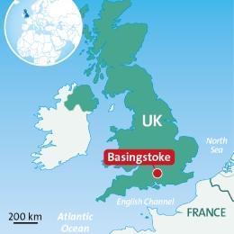 Map Basingstoke, United-Kingdom