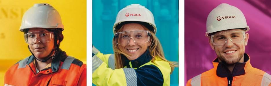 Fatima, Marta et Viktor, ressourceurs de chez Veolia