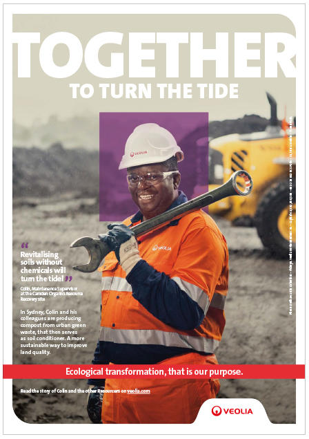 Colin poster, Maintenance Supervisor of Sydney at the Camden Organics Resource Recovery site