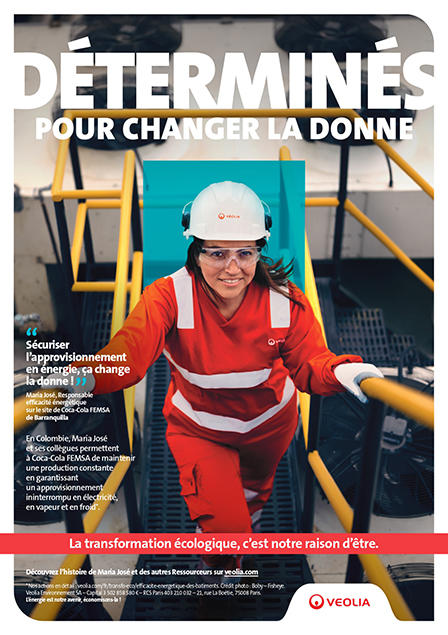 Photo de María José, Responsable efficacité énergétique en Colombie sur le site de Coca-Cola FEMSA à Barranquilla
