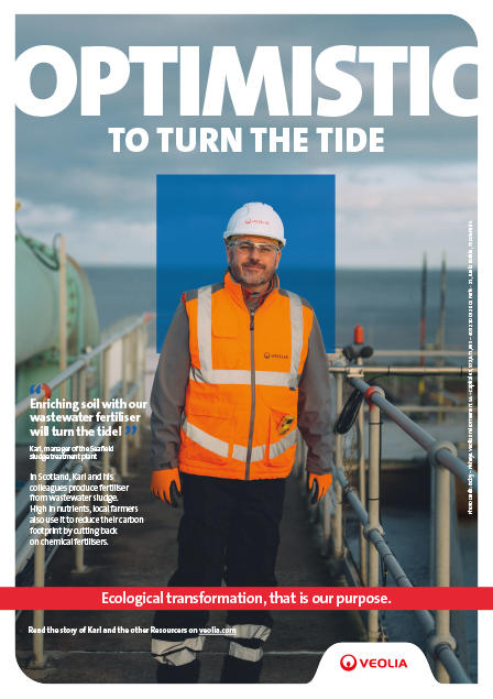 Karl, manager of the Seafield sludge treatment plant