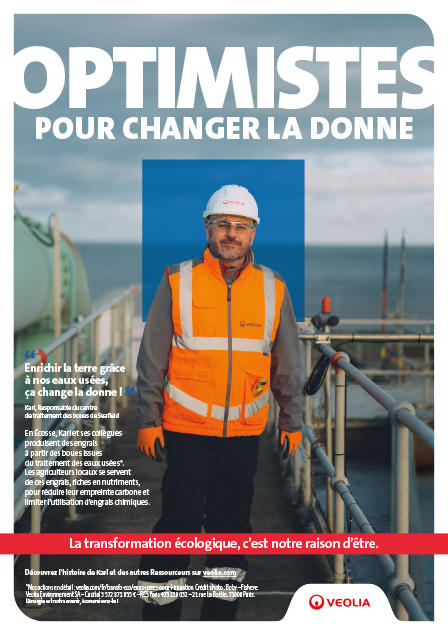 Karl, Responsable du centre de traitement des boues, Veolia