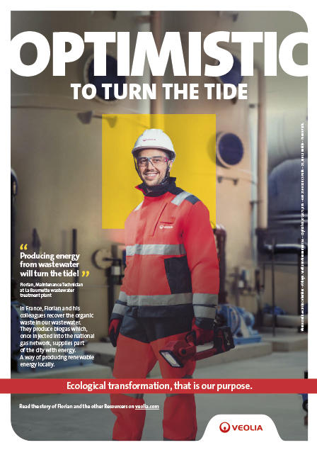 Florian, Maintenance Technician at La Baumette wastewater treatment plant