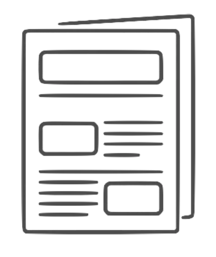 Pictogramme icon étude de cas case studies