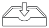 Icon pictogramme téléchargement download