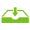 Green download icon