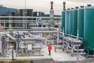 Veolia waste recycling and recovery site in France