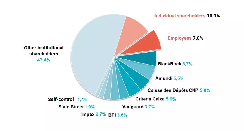 Capital structure on June 30th 2025