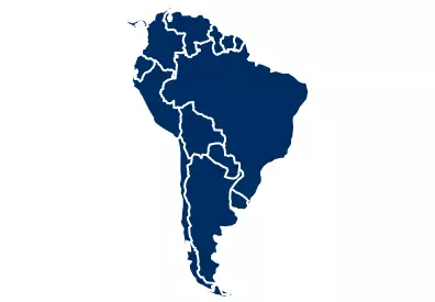Map of Latin America