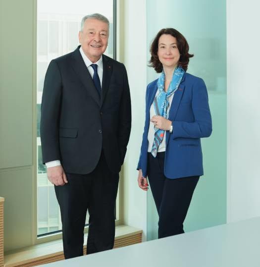 photo d'Antoine Frérot et Estelle Brachlianoff, Veolia