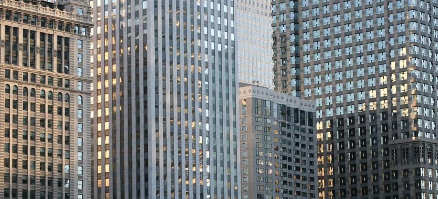 Vue sur les immeubles de Chicago