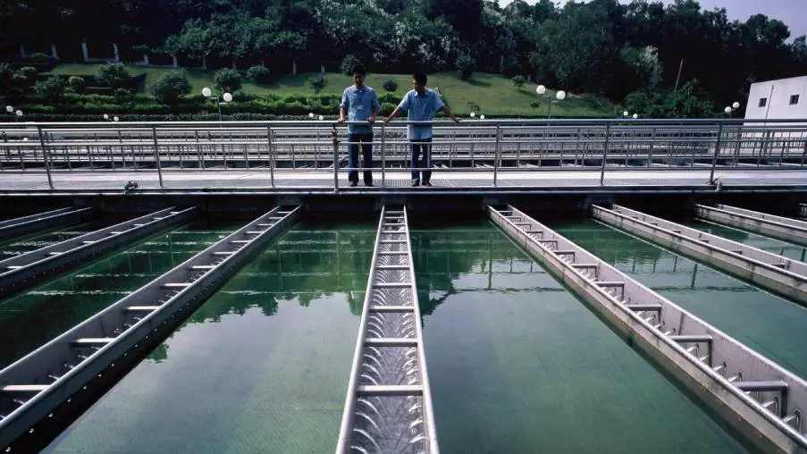 Site de traitement d'eau à Shenzen 