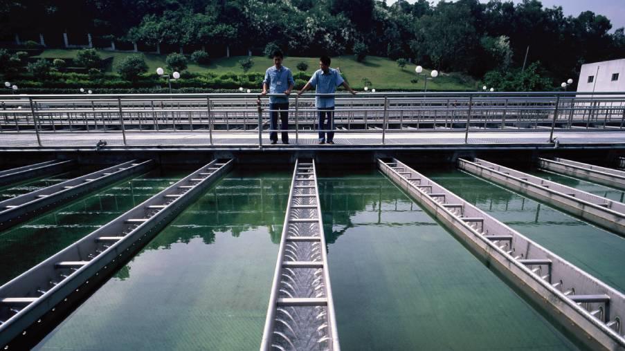 Site de traitement d'eau à Shenzen 