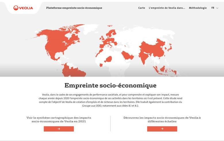 l'empreinte socio-économique de Veolia afin de respecter la démarche RSE