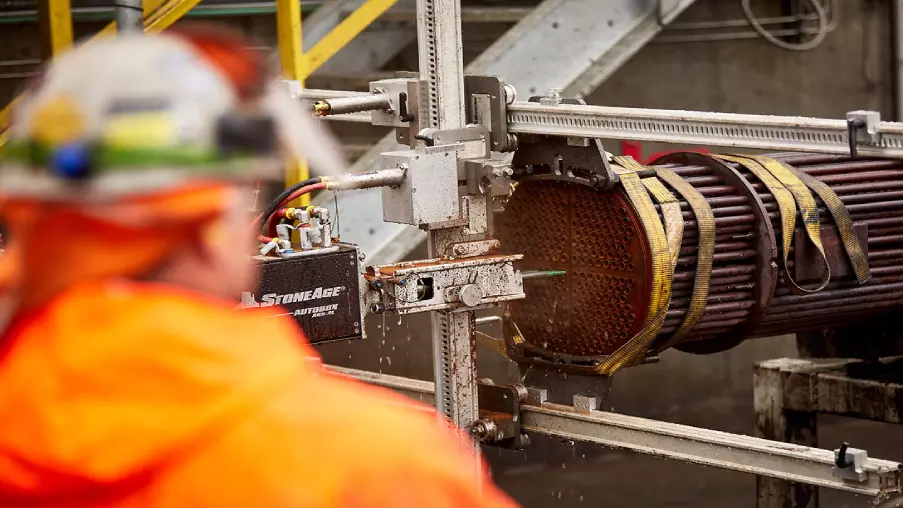 Services automatisés de nettoyage industriel veolia