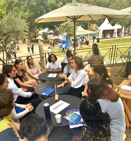 Estelle Brachlianoff à la rencontres Économiques d'Aix-en-Provence