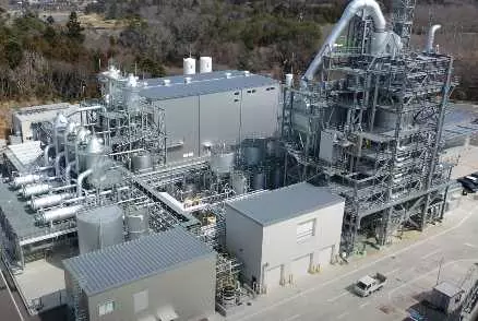 Vue aérienne du site Lithium Arcadium au Japon