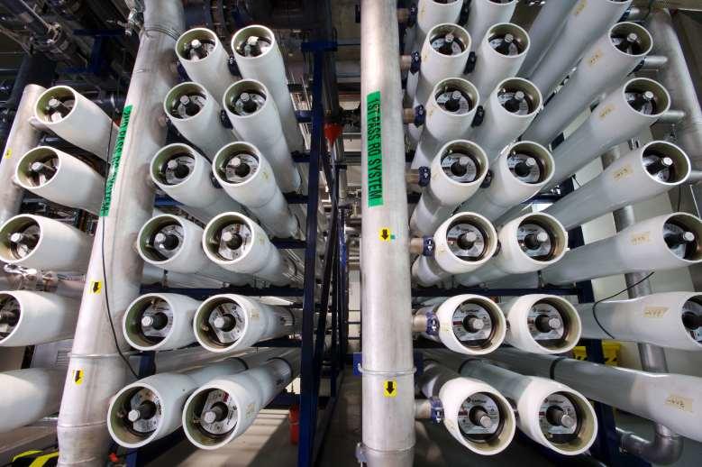 Membranes pour système de filtration dans site de production d'eau ultrapure pour l'industrie