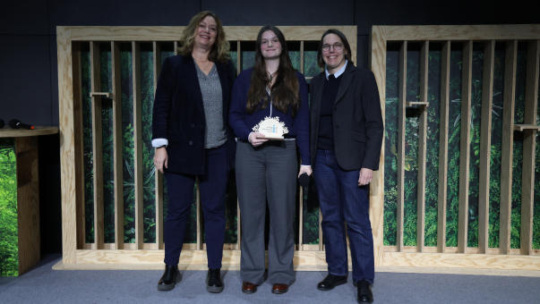 Anna Dabudyk winner in the "Optimizing resources" category