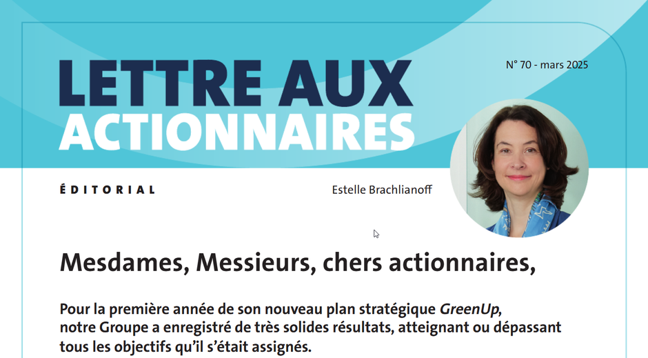 Lettre aux actionnaires n°70