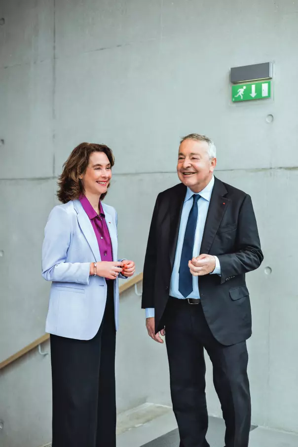 Estelle Brachlianoff and Antoine Frérot 2025 Shareholders' Meeting
